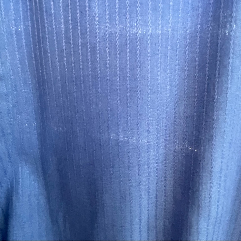 Van Heusen Fitted Men's Deep Blue Dress Shirt - Picture 2 of 4